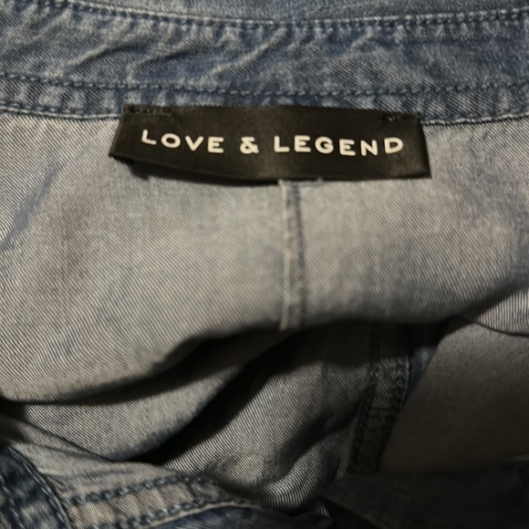Love & Legend Patched Denim Shirt - Picture 3 of 8